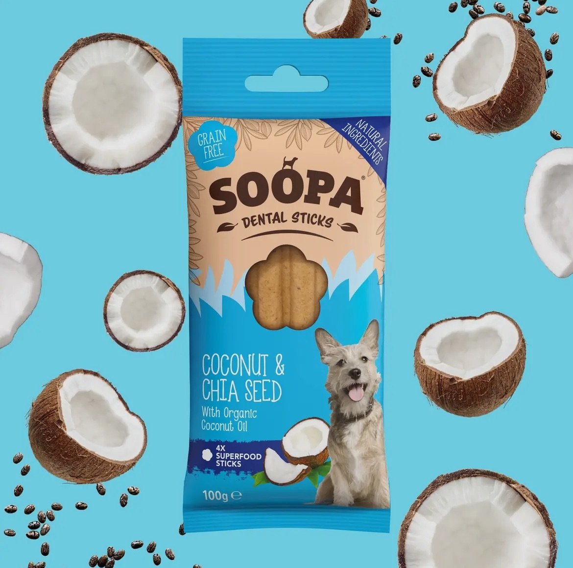 Sticks Noix de Coco, Graine de Chia